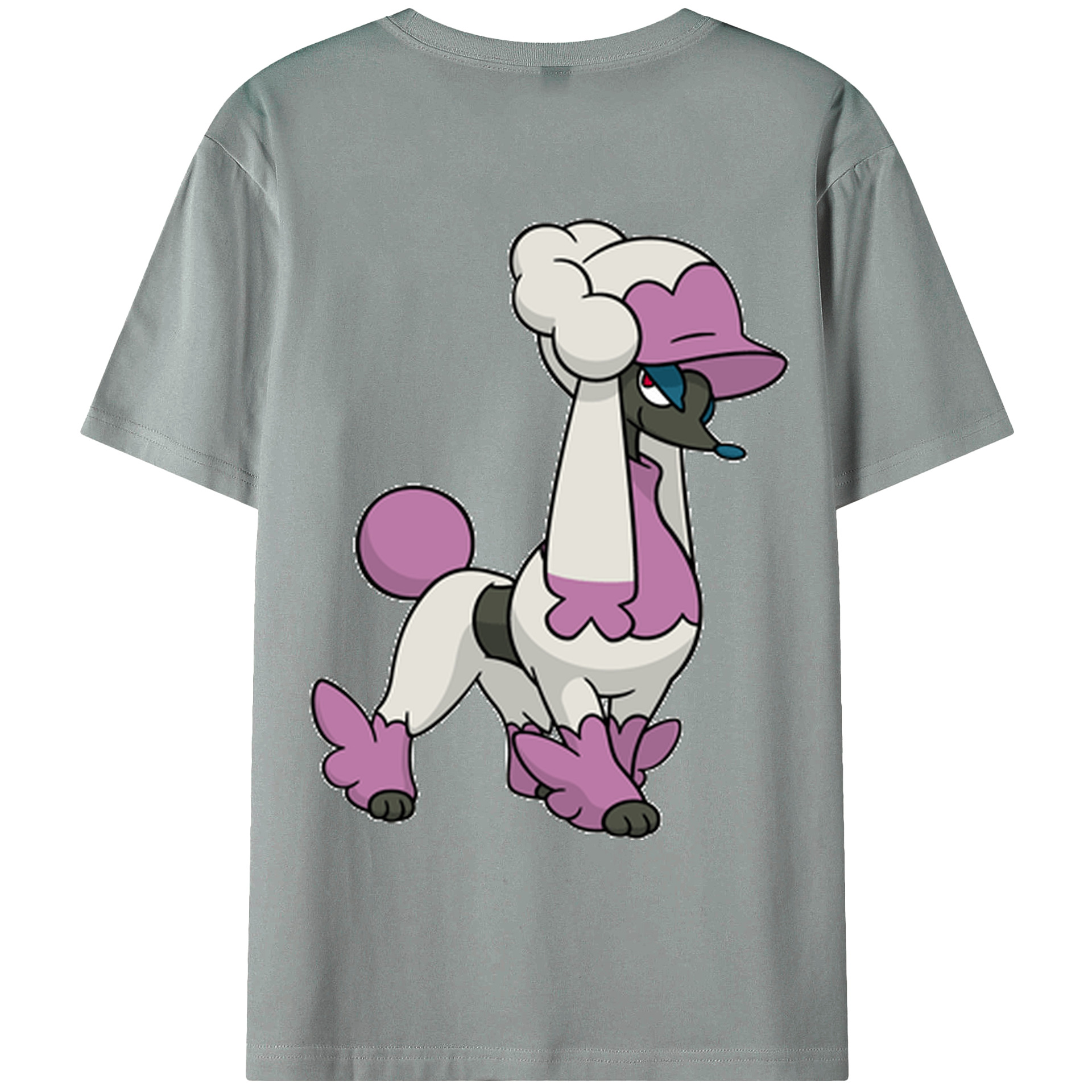 （画像用） ポケットモンスター Pokémon 綿100％ メンズ半袖Tシャツ（バックプリント） 通気性